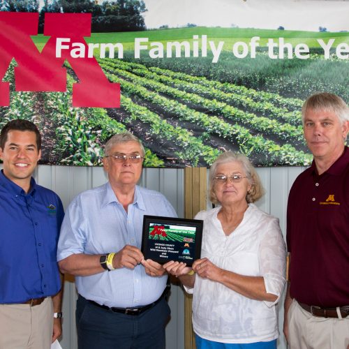 2013 Farm Families of the Year, at Farmfest, August 8, 2013.